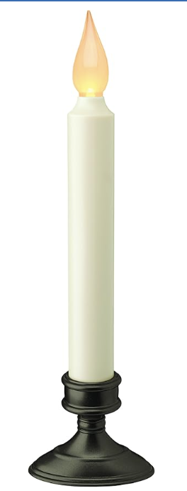 LED window candle with flame effect