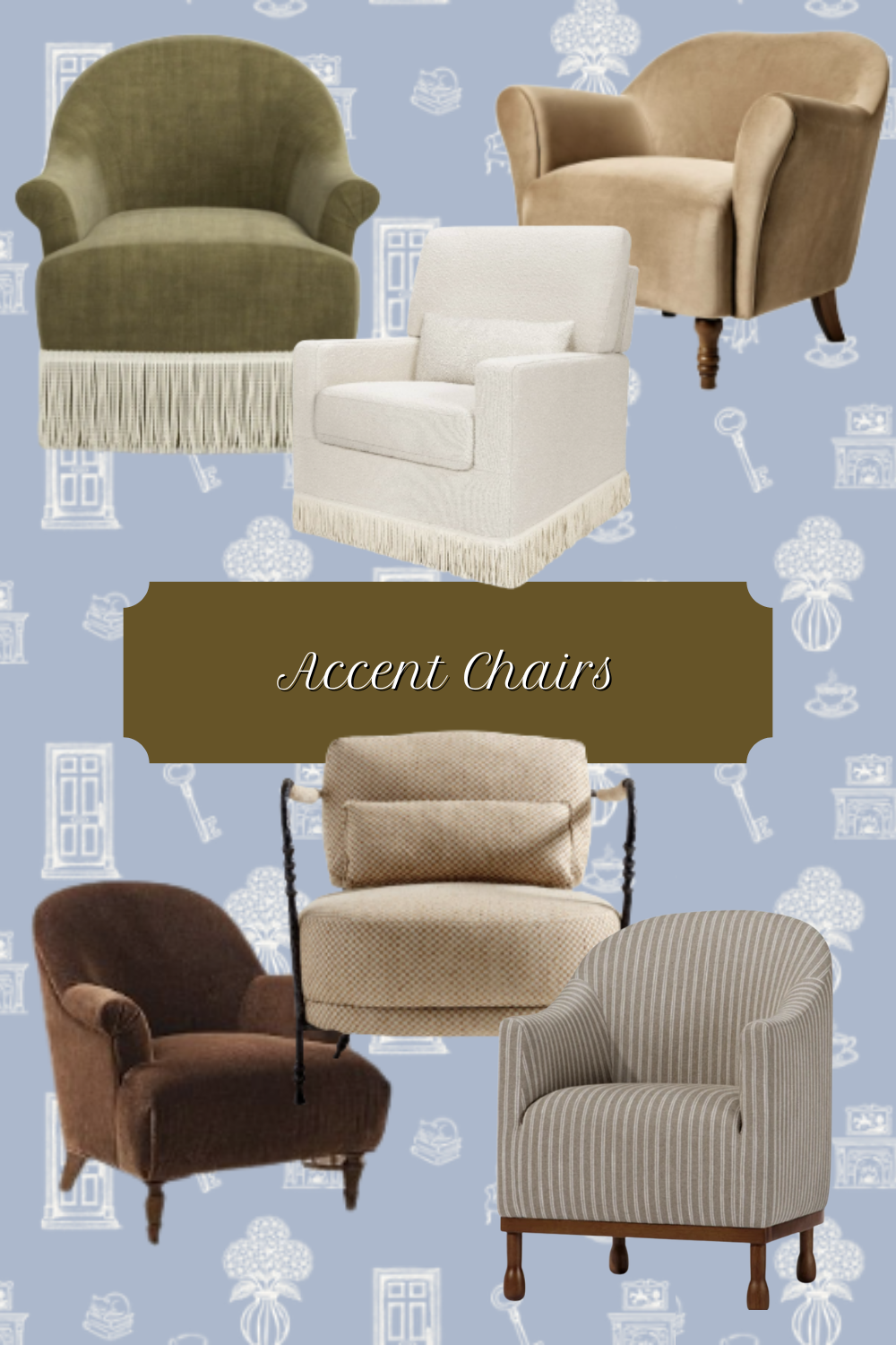 Variety of stylish accent chairs