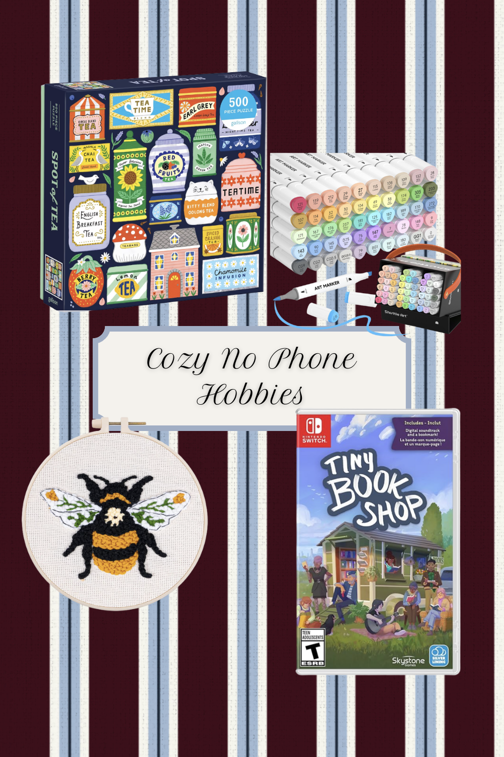 Crafts, games, and cozy activities
