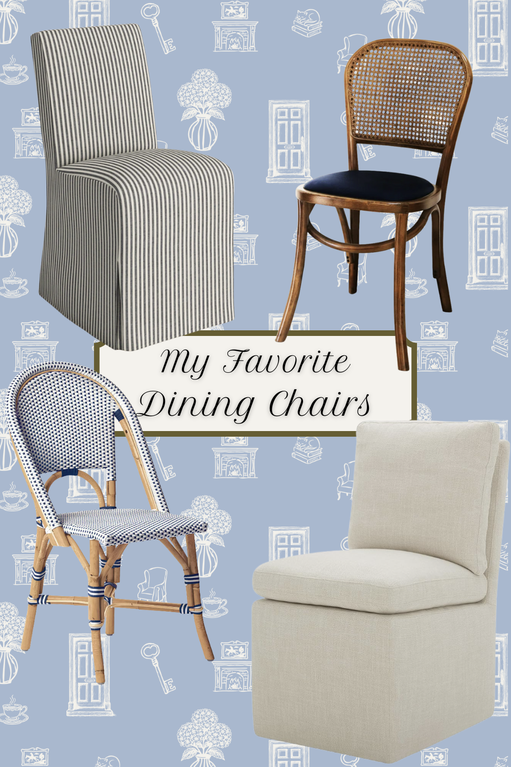Collection of stylish dining chairs