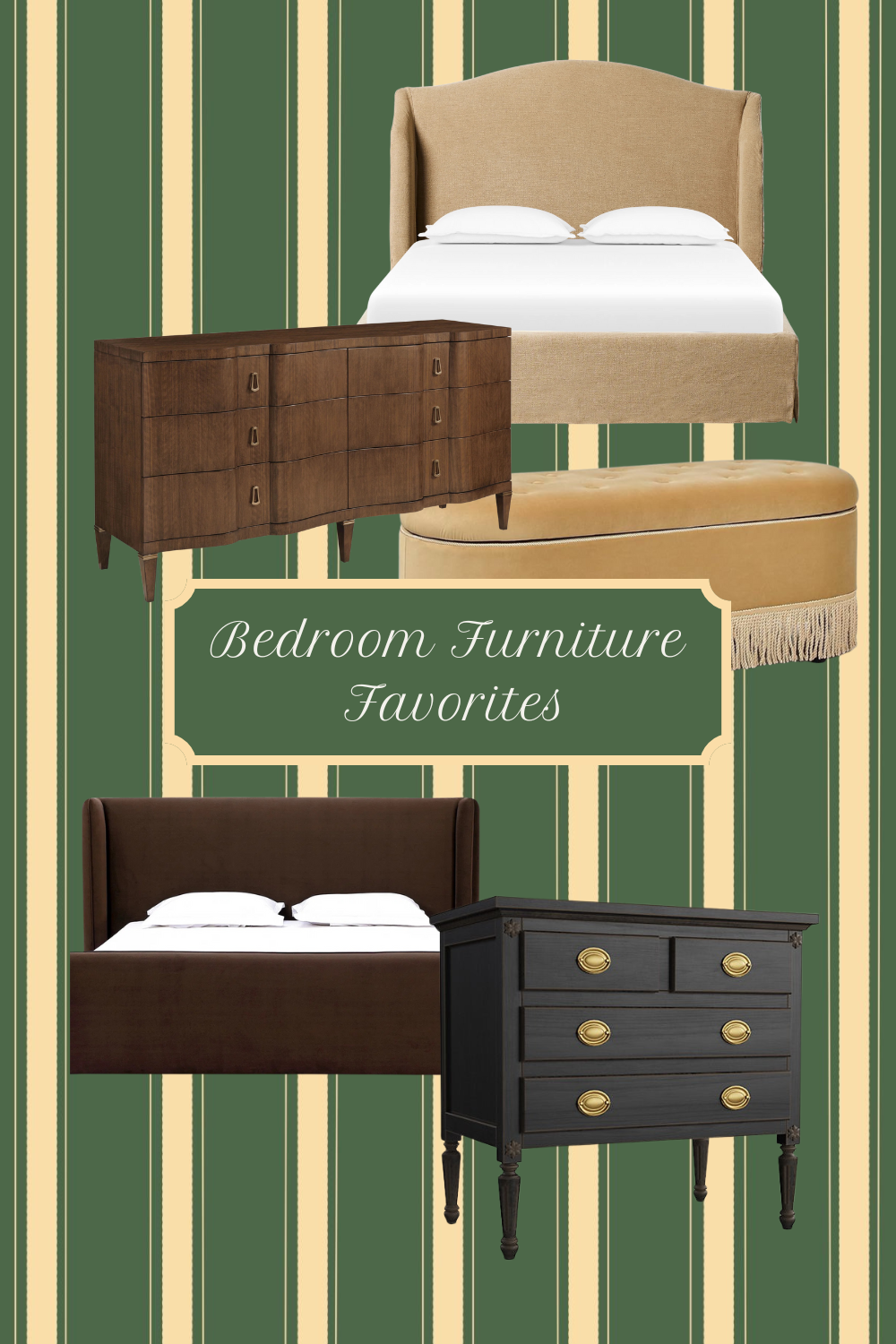 Variety of stylish bedroom furniture showcased