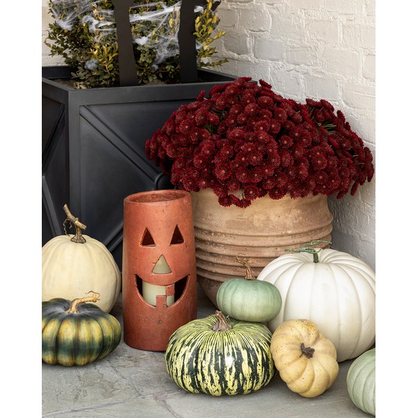 McGee and Co faux mum drop in for October planters