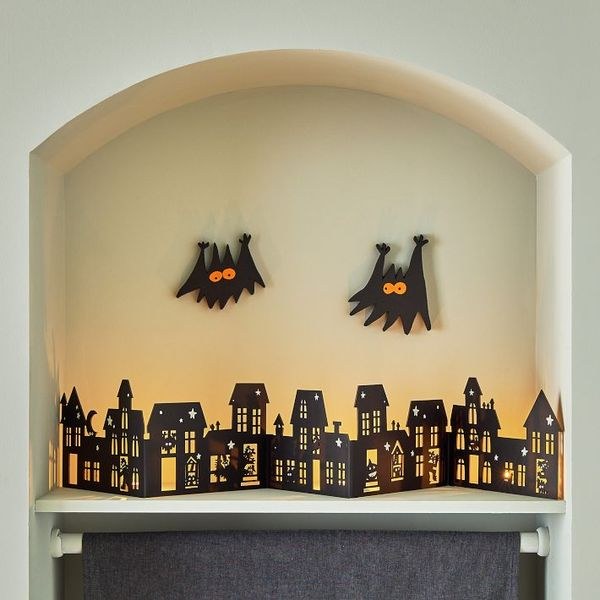 Ed Emberley glow in the dark spooky village garland