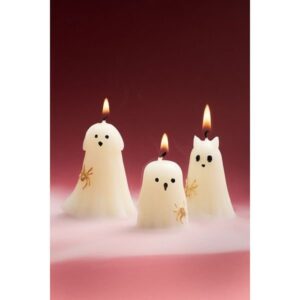 Animal Ghosts Candle Set, an October find from the Home with Em New England in October list