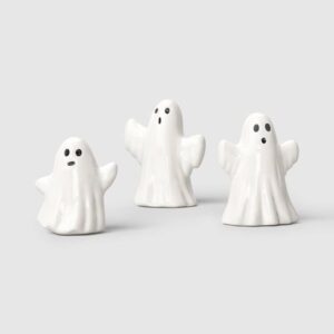 Ceramic Ghost Set, an October find from the Home with Em New England in October list