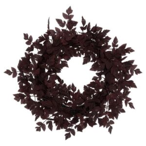 Plum Leaf Wreath, an October find from the Home with Em New England in October list
