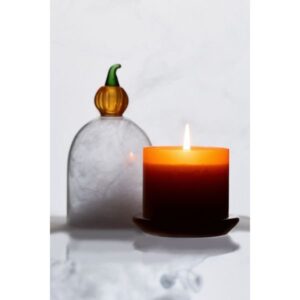 Pumpkin Cloche Vanilla Candle, an October find from the Home with Em New England in October list