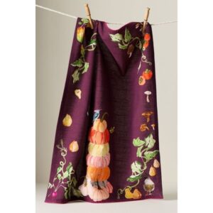 Pumpkin Stack Dish Towel, an October find from the Home with Em New England in October list