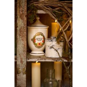 Stoneware Apothecary Jar, an October find from the Home with Em New England in October list