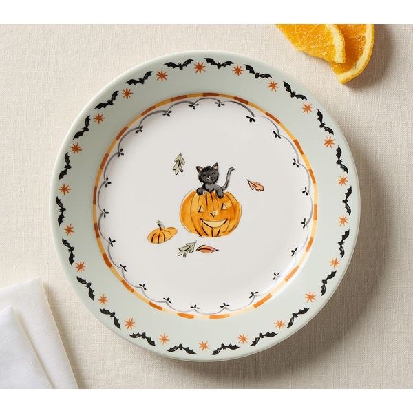 Riley Sheehey Halloween ceramic plate