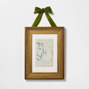 12"x16" Horse Sketch Wall Art
