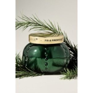 Capri Blue Fir and Firewood Ornament Candle, hostess gift idea from Home with Em
