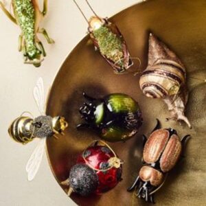 Glass Bug Ornaments, cozy Christmas decor from Home with Em