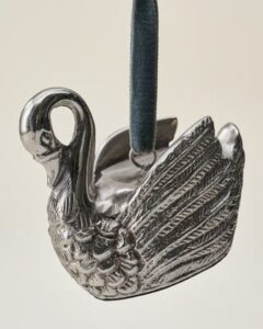Magnolia Swan Ornament, cozy Christmas decor from Home with Em