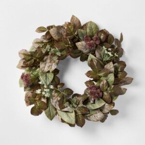 Fall Wreath Purple/Green