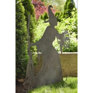 Giant Witch Iron Garden Stake