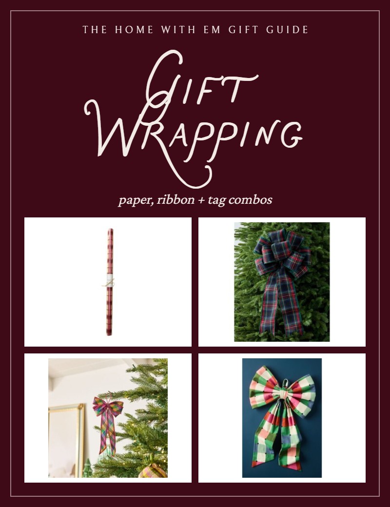 Gift Wrapping gift guide from Home with Em
