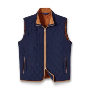 David Donahue Diamond Quilted Vest, a gift for dad from the Home with Em gift guide