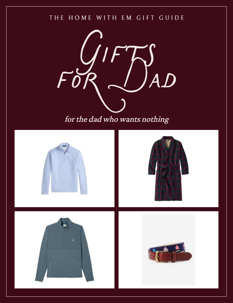 Gifts for Dad gift guide from Home with Em