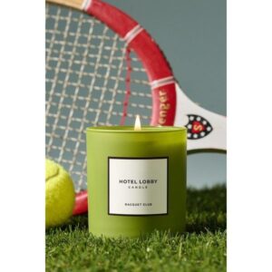 Hotel Lobby Racquet Club Candle, hostess gift idea from Home with Em