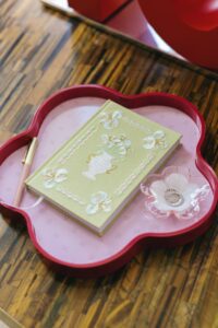 Land of Mila Lily Embroidered Journal, a cozy gift for homebodies from the Home with Em gift guide