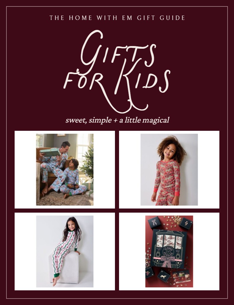 Gifts for Kids gift guide from Home with Em