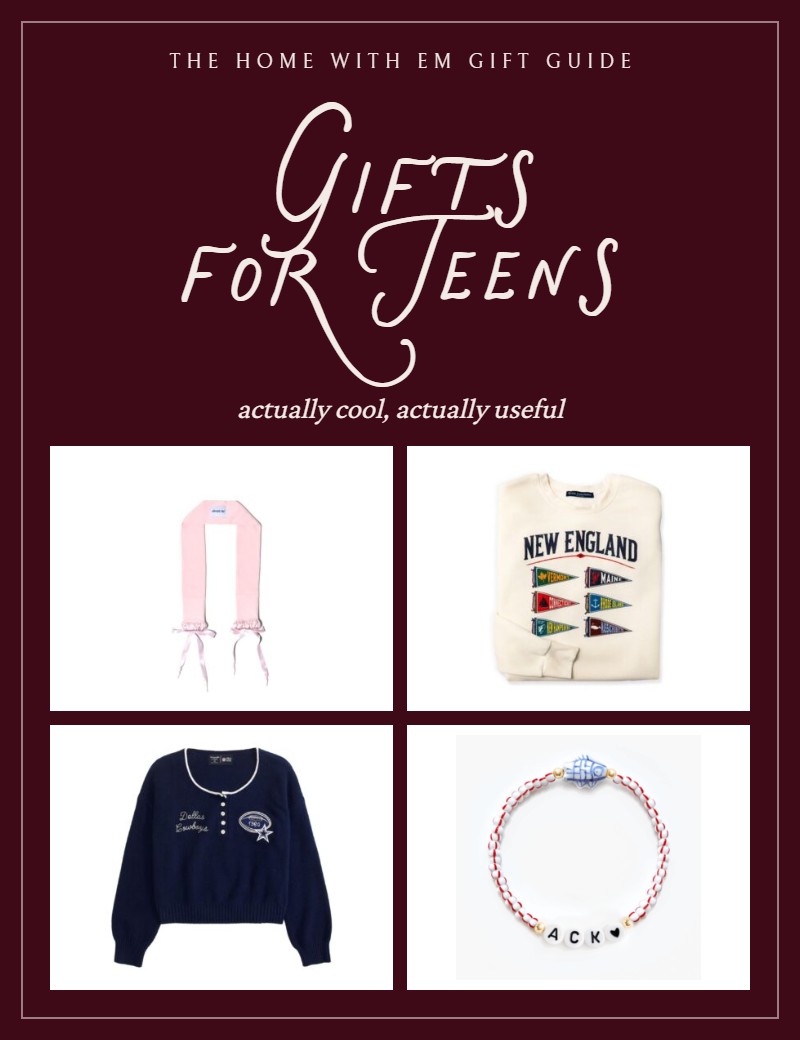 Gifts for Teens gift guide from Home with Em