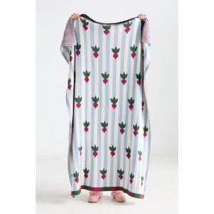 Grace Cotton Novelty Icon Knit Throw Blanket