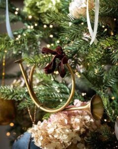 McGee & Co. French Horn Ornament, Christmas tree decorating ideas from Home with Em