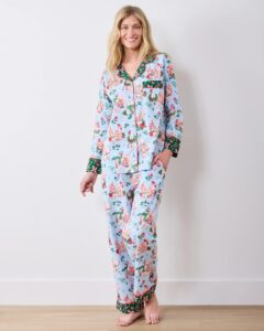 Printfresh Holiday Hens Pajama Set, a cozy gift for homebodies from the Home with Em gift guide