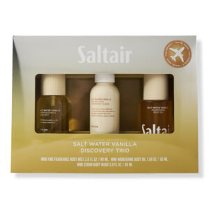 Saltair Salt Water Vanilla Travel Trio, a gift for her from the Home with Em gift guide