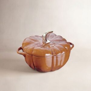 Staub Enameled Cast Iron Pumpkin Dutch Oven & Reviews | Birch Lane