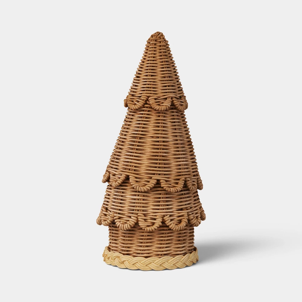 Large Scalloped Woven Christmas Tree from Target
