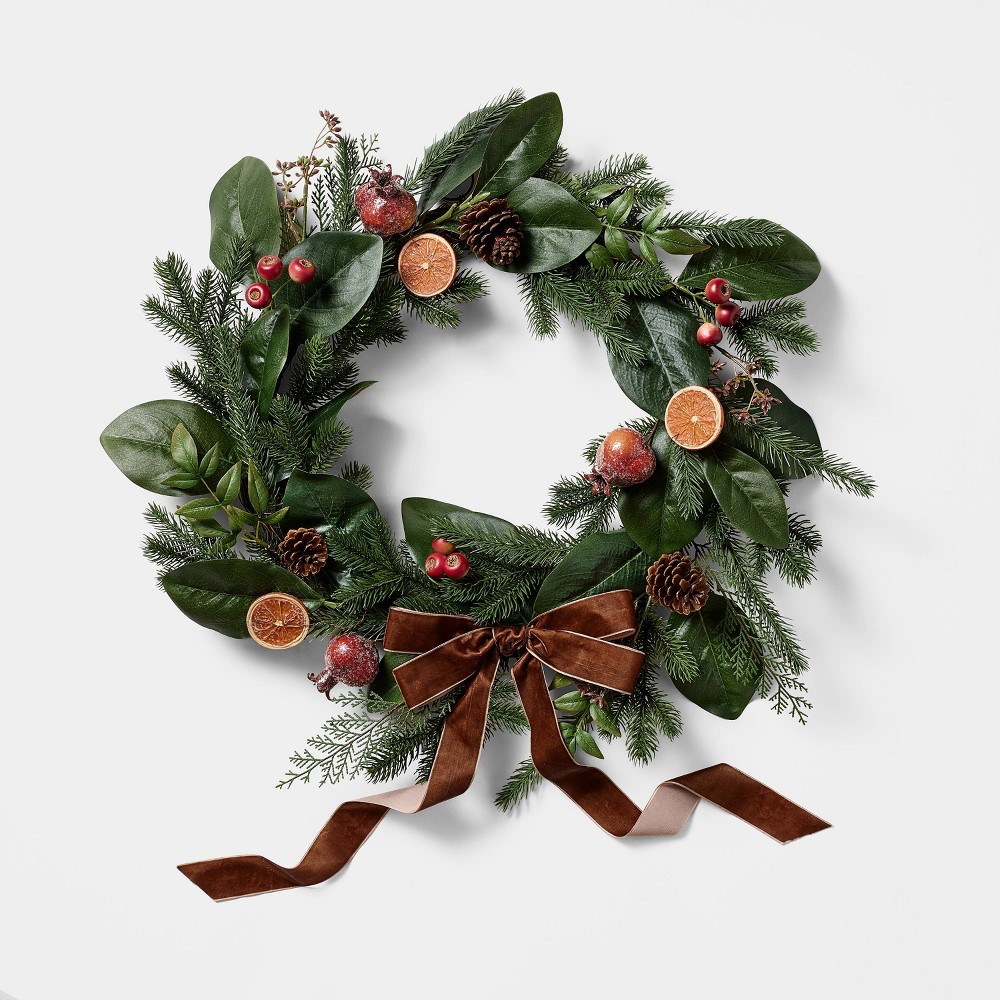 Threshold x Studio McGee 24 Sugared Fruit Christmas Wreath from Target