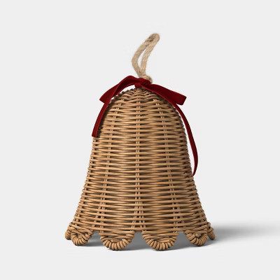 Threshold Scalloped Woven Christmas Bell from Target