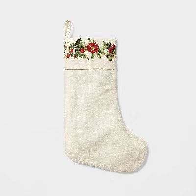 Threshold x Studio McGee Holly Wreath Stocking from Target