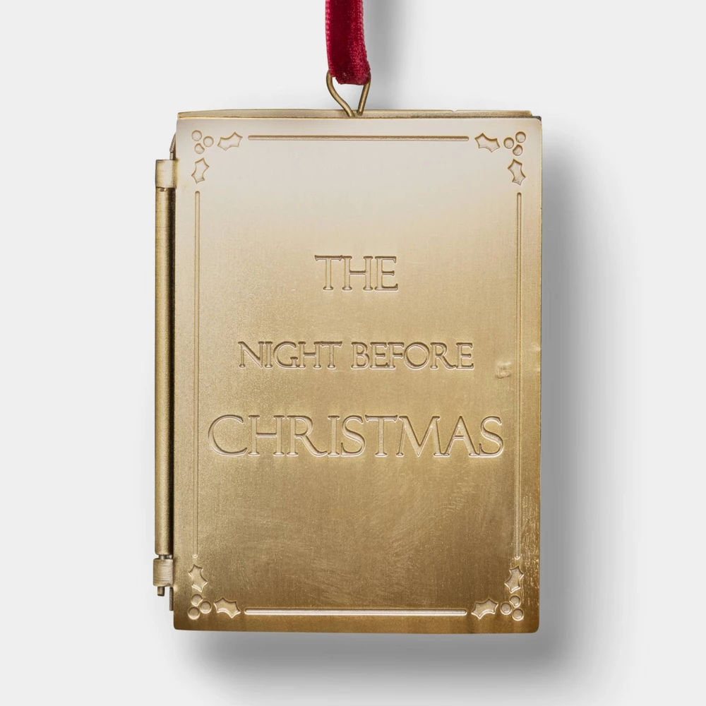 The Night Before Christmas Book Ornament from Target