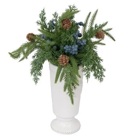 My Texas House Evergreen, Pinecone and Berry Arrangement from Walmart