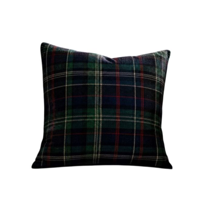 Vintage Plaid Christmas Pillow from Walmart