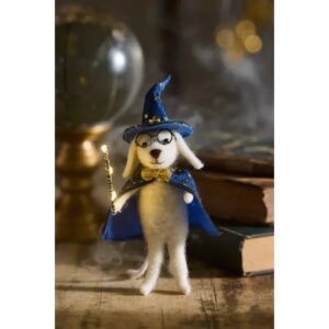 Wizard Dog Illuminated Felt Critter